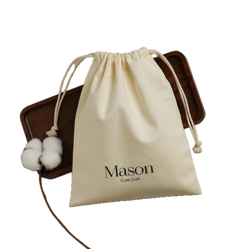 8 10 12 Canvas Cotton Drawstring Bag Storage Cotton Bag