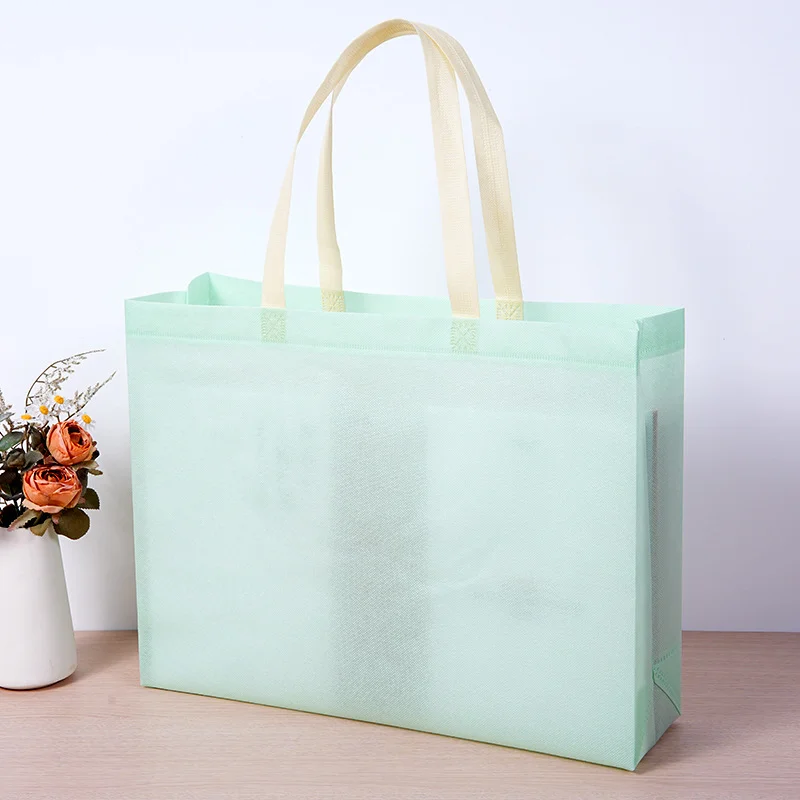 Non-Woven Bag Custom Logo Printed Tote Heavy Duty Shopping