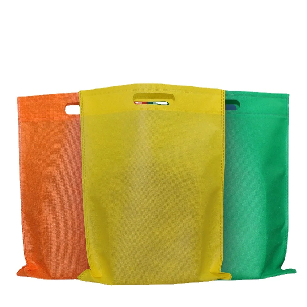 Non-Woven Bag Ready Stock Shopping Laminated Bag Tote Canvas Logo Printed