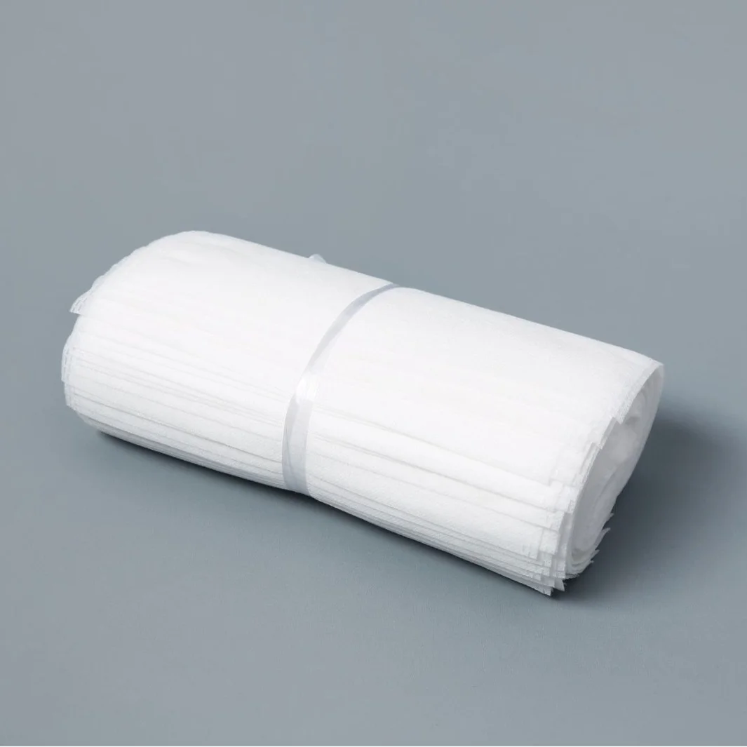 White Non-Woven Bag Travel Storage Heavy Duty Logo Printed