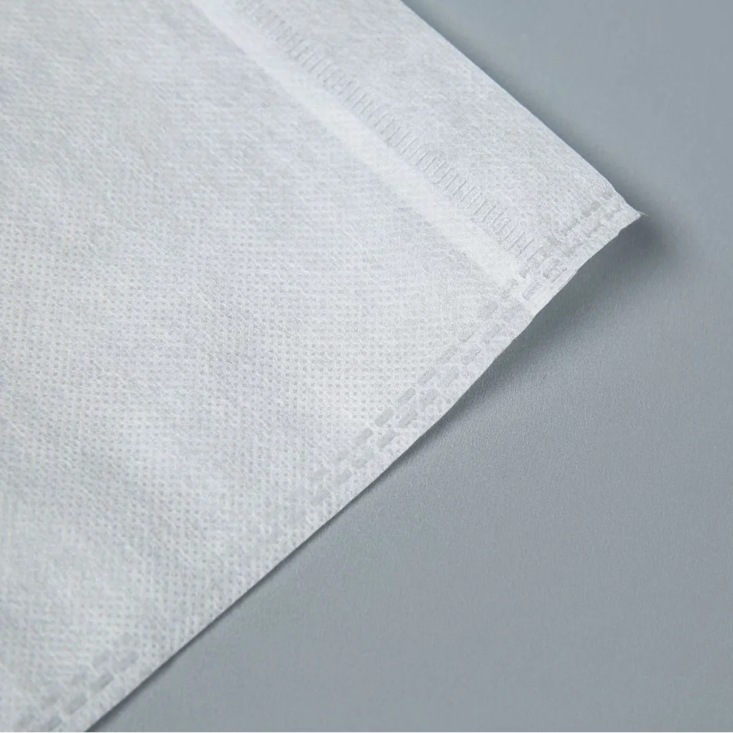 White Non-Woven Bag Travel Storage Heavy Duty Logo Printed