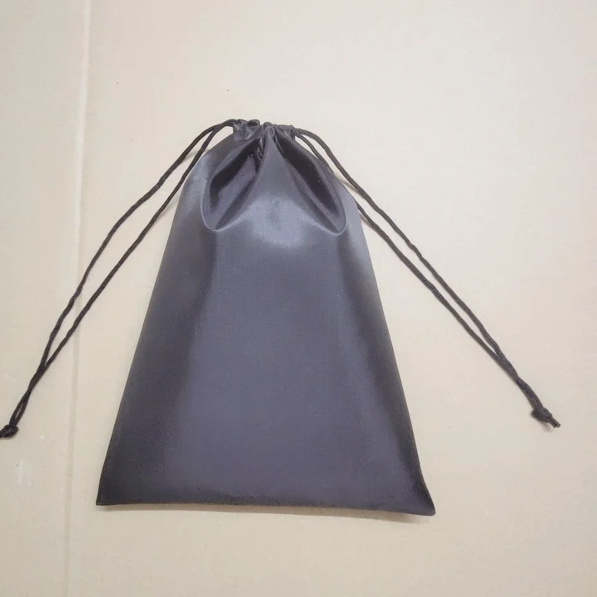 Drawstring Bag Black 210 D